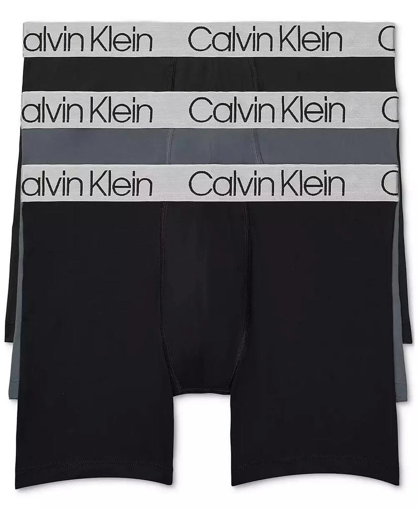Calvin Klein Men's 3-Pack Chromatic Microfiber Boxer Brief Underwear 1
