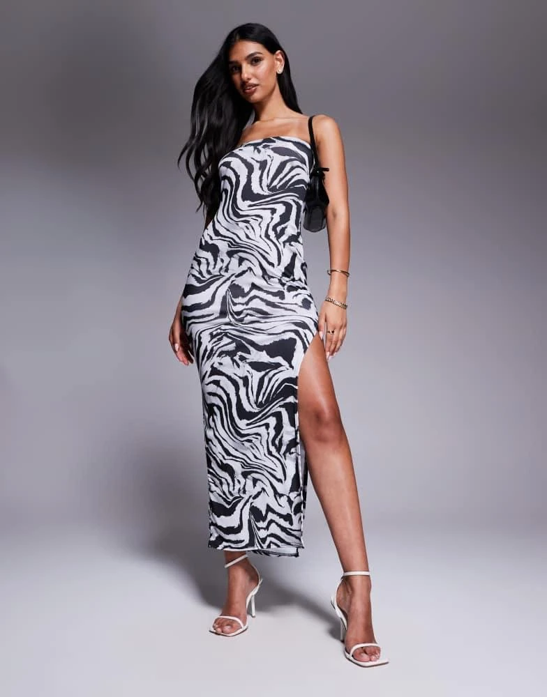 mermaid knit dress JULIA BOUTIQUE Mid-length turtleneck mermaid knit dress/23533 main image 1