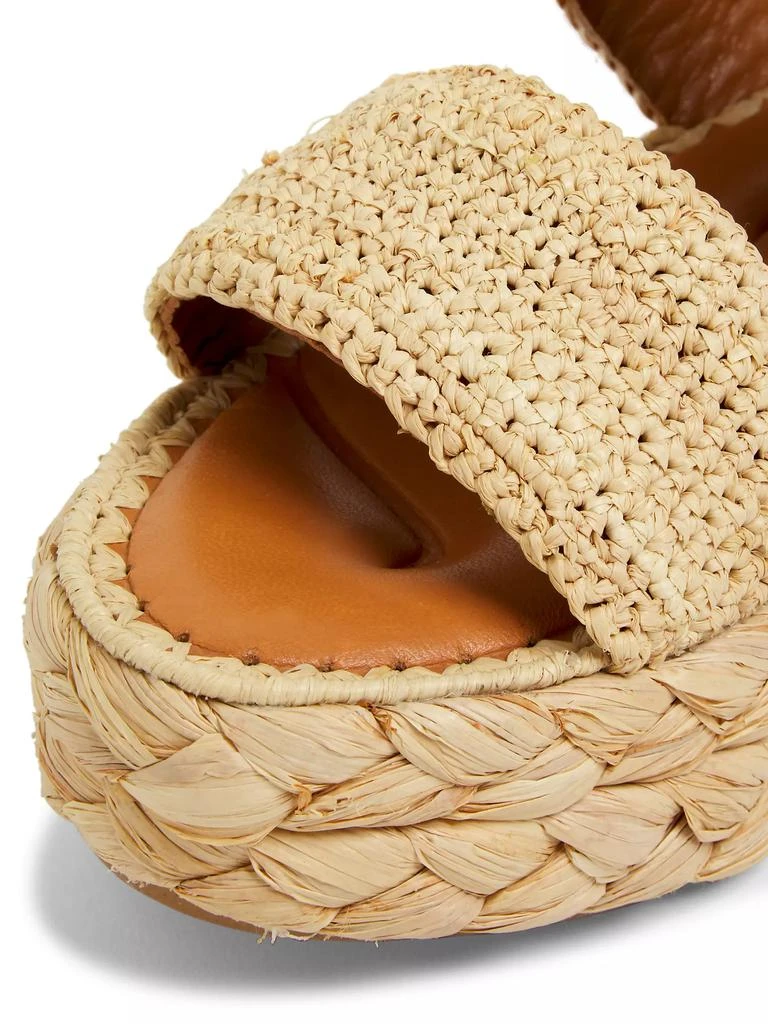 Clergerie Arlene2 55MM Raffia Sandals 5