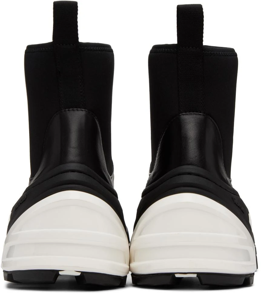 1017 ALYX 9SM Black Leather Mid Chelsea Boots 2