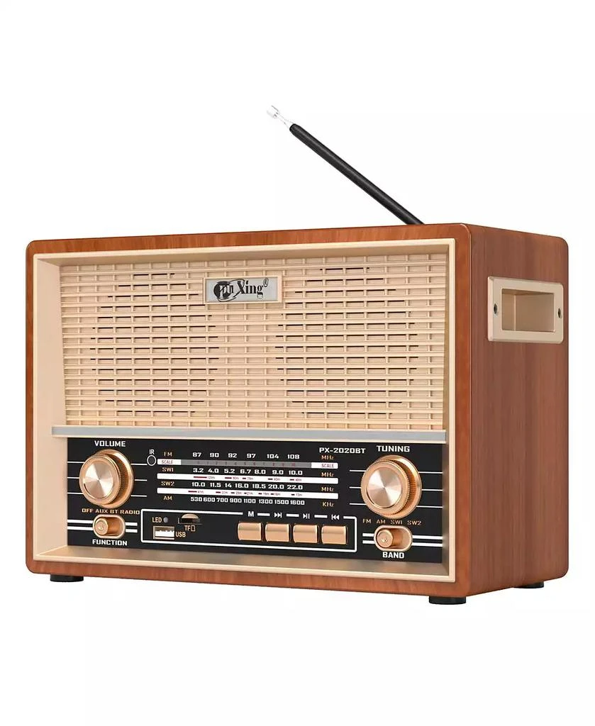 Artudatech Classic Retro Style Radio with 4-Band Reception and USB/SD/AUX Connectivity