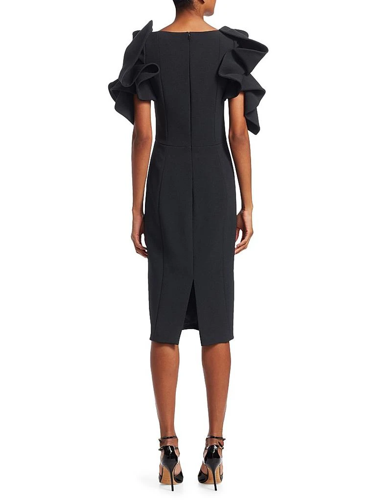 Badgley Mischka Origami Sleeve Dress 4