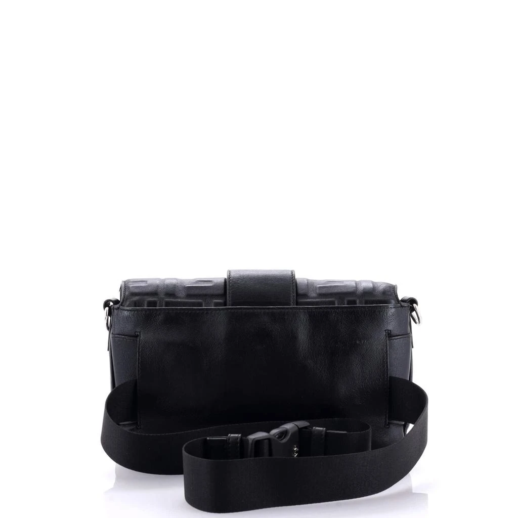 Fendi Baguette Convertible Belt Bag Zucca Embossed Leather Medium 3