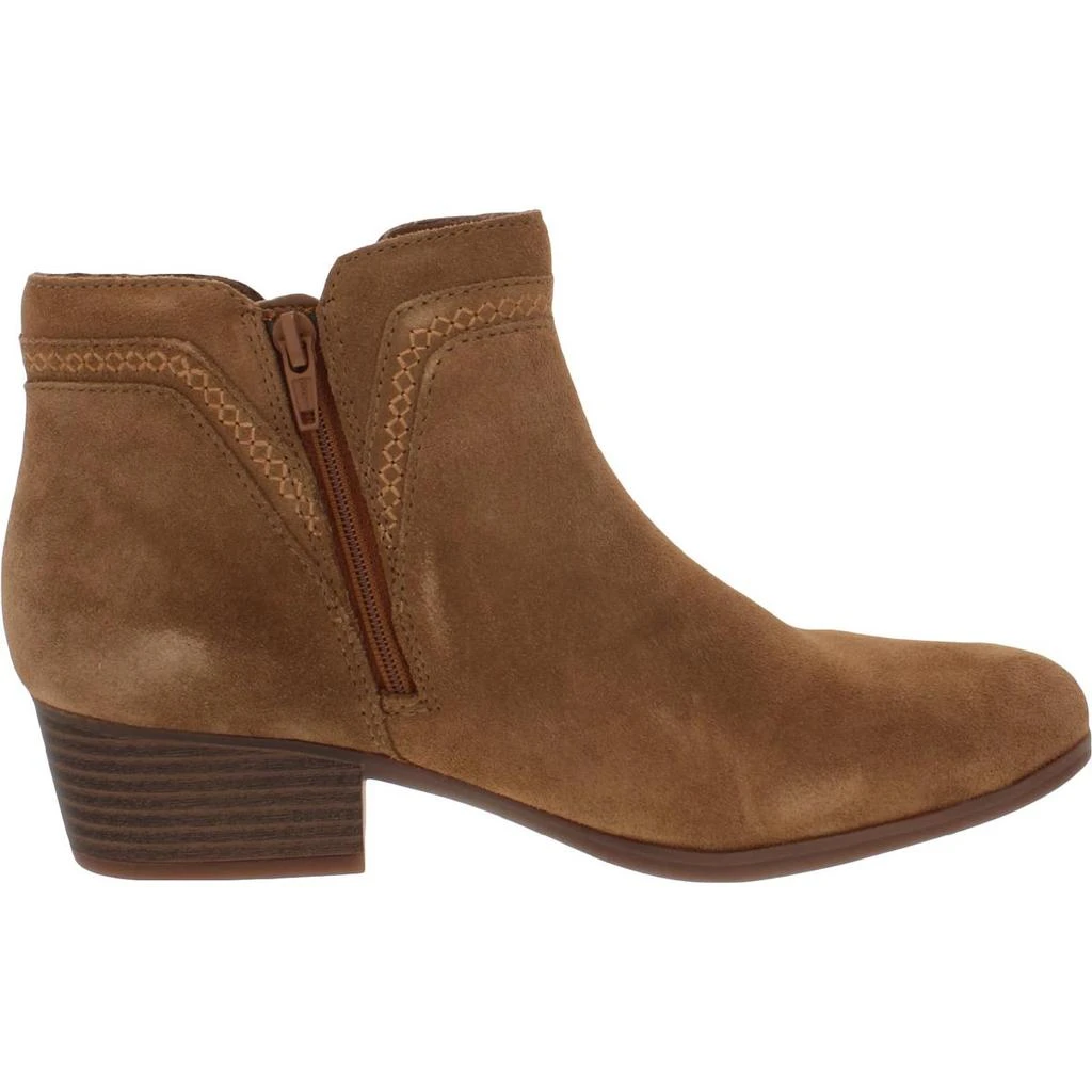 Clarks Adreena Ease Womens Zipper Almond Toe Ankle Boots 2