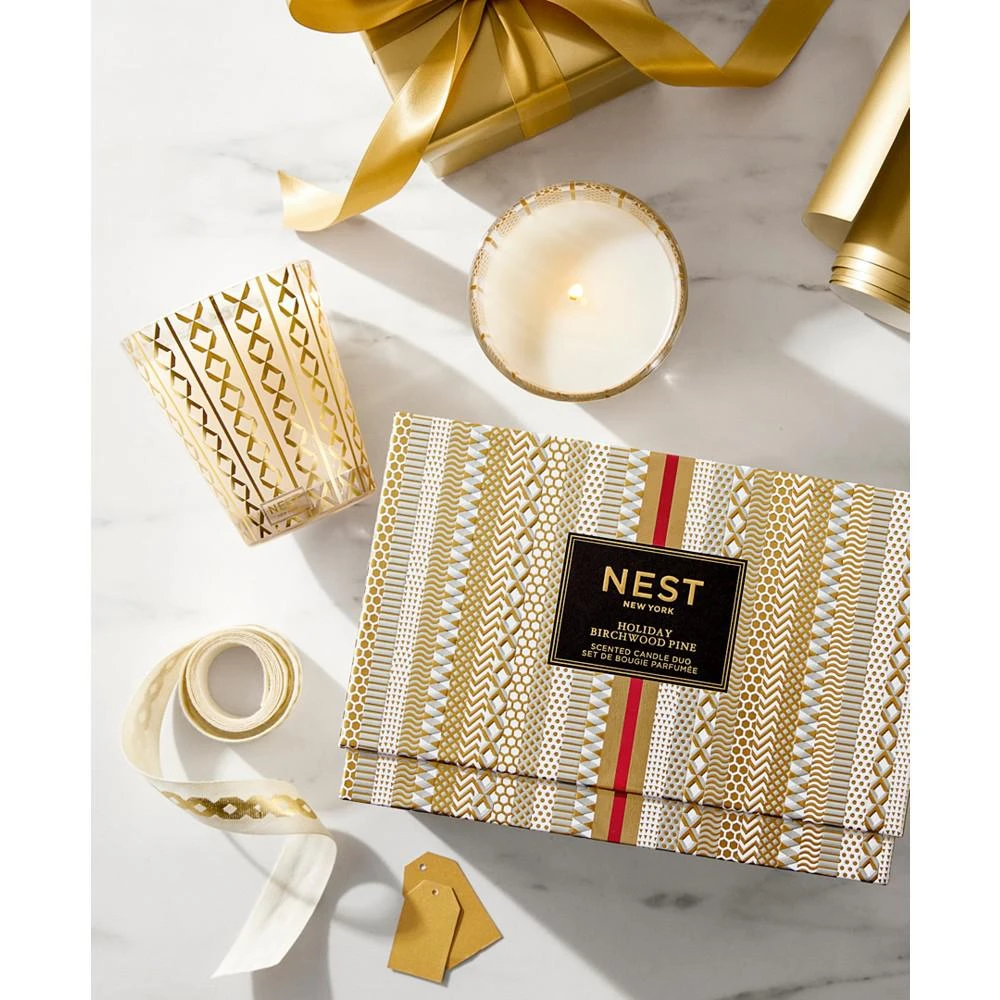 NEST New York 2-Pc. Holiday & Birchwood Pine Classic Candle Gift Set 2