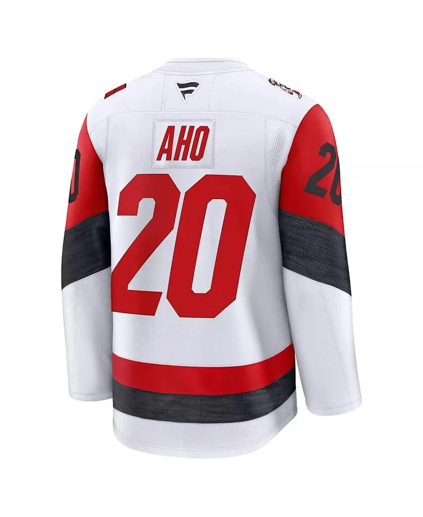 Fanatics Men
s Sebastian Aho White Carolina Hurricanes Away Premium Jersey 3