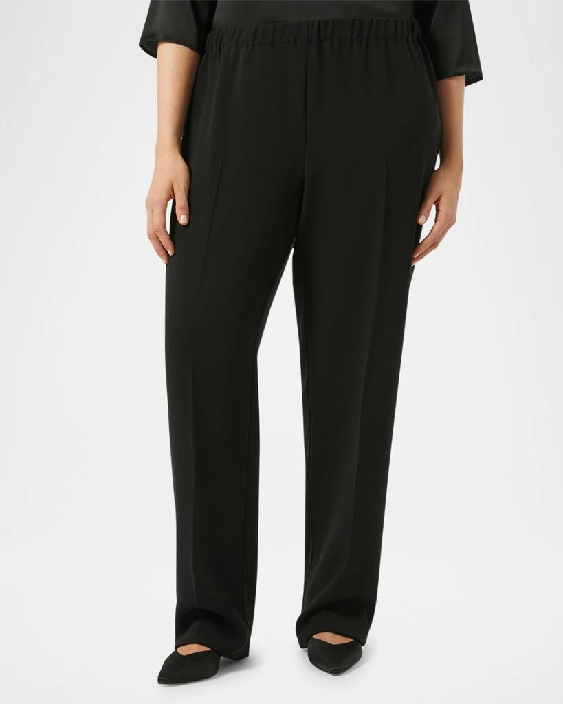 Marina Rinaldi Plus Size Rapsodia Straight-Leg Cady Trousers 6