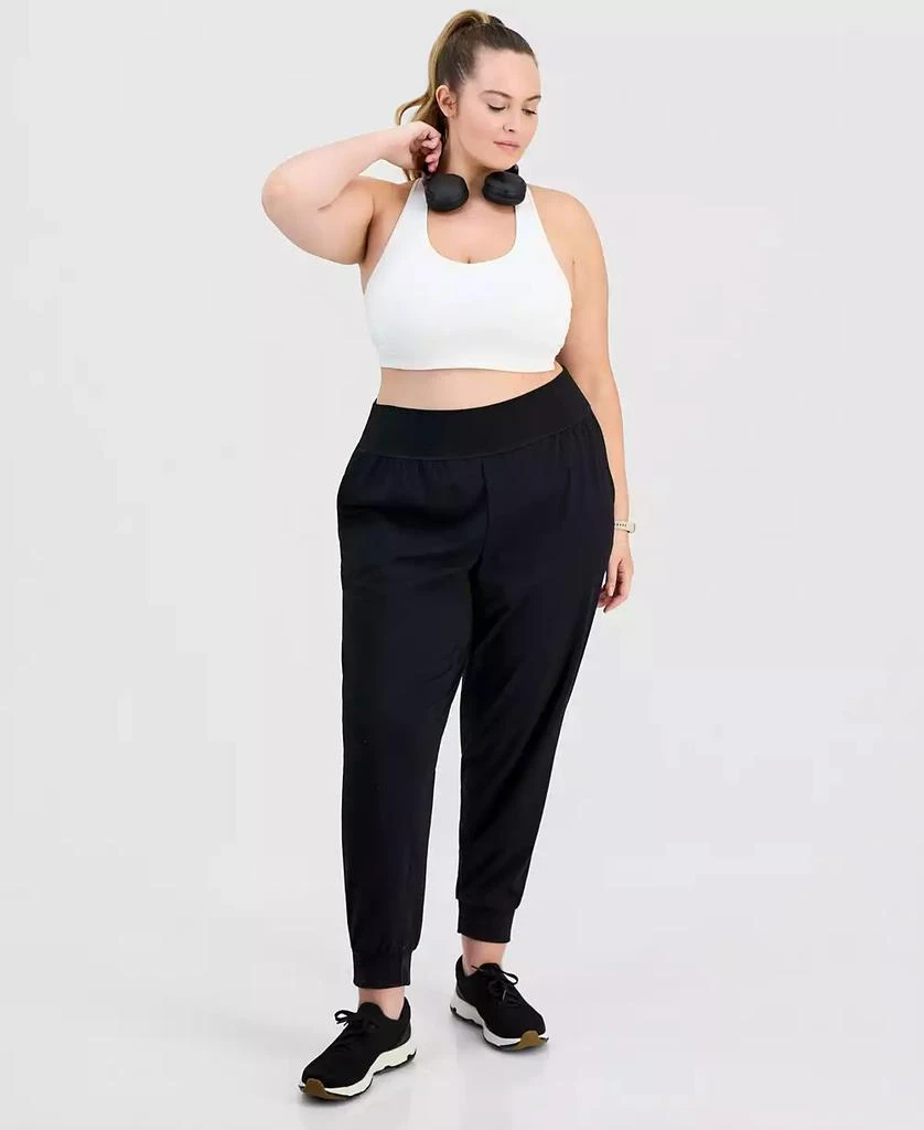 ID Ideology Plus Size Studio Ankle Jogger Pants, Macy
s Exclusive