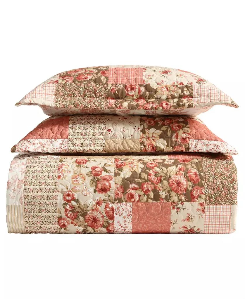 Laura Ashley Harrietta Patchwork Reversible 3-Pc. Quilt Set 7