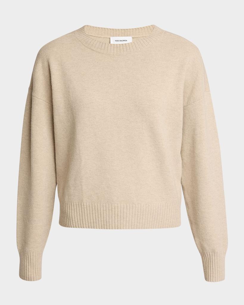 Yves Salomon Wool Crewneck Sweater