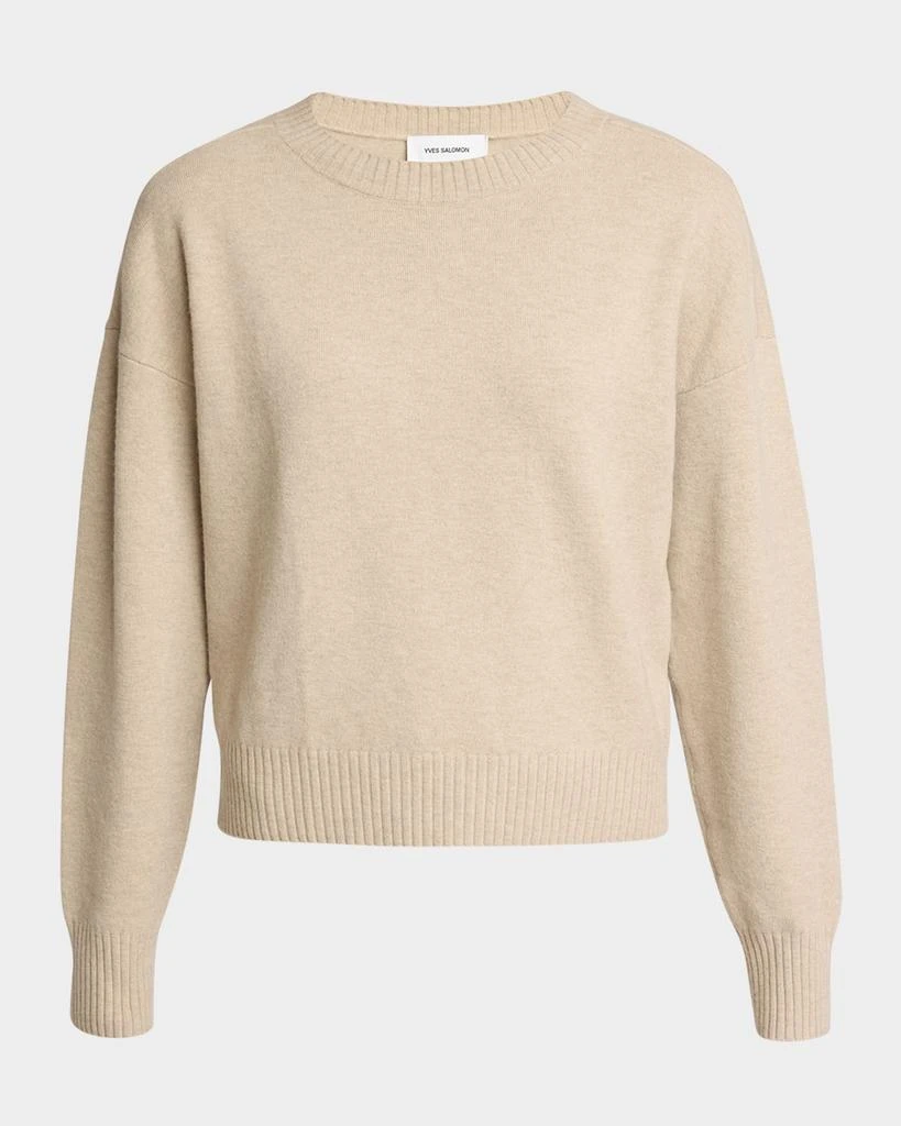 Yves Salomon Wool Crewneck Sweater 1