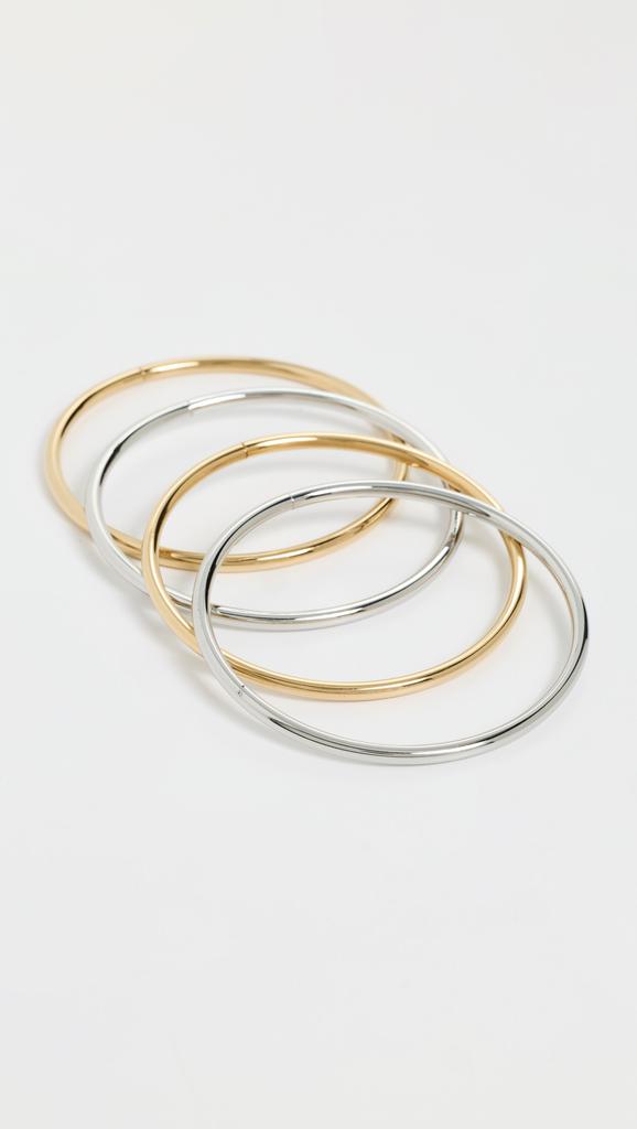 Shashi Bangle Two Toned Bracelet Set