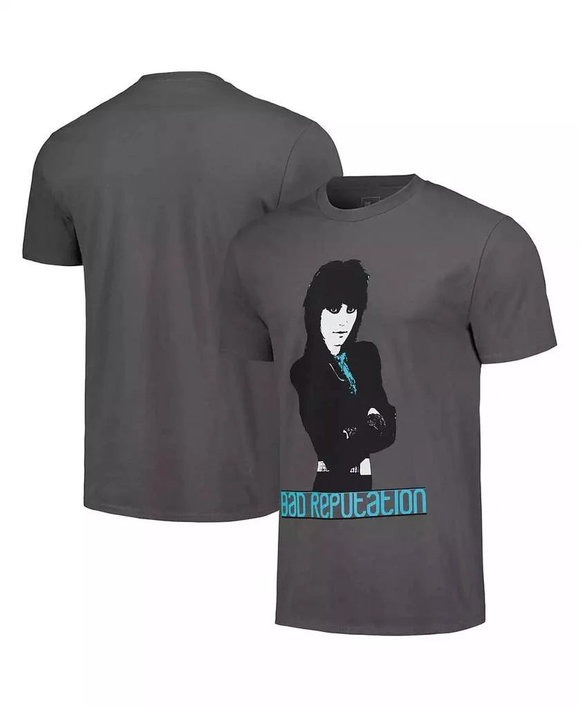 Ceremony of Roses Men's and Women's Charcoal Joan Jett Bad Reputation T-shirt 1