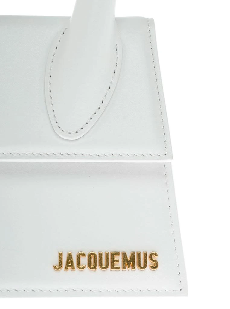 Jacquemus le Chiquito Moyen White Handbag In Leather Woman 4