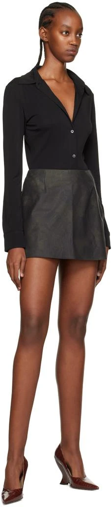 Puppets and Puppets Black Thermochromic Mini Skirt 4