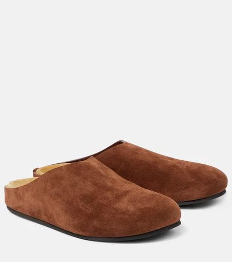 The Row Hugo suede mules 1