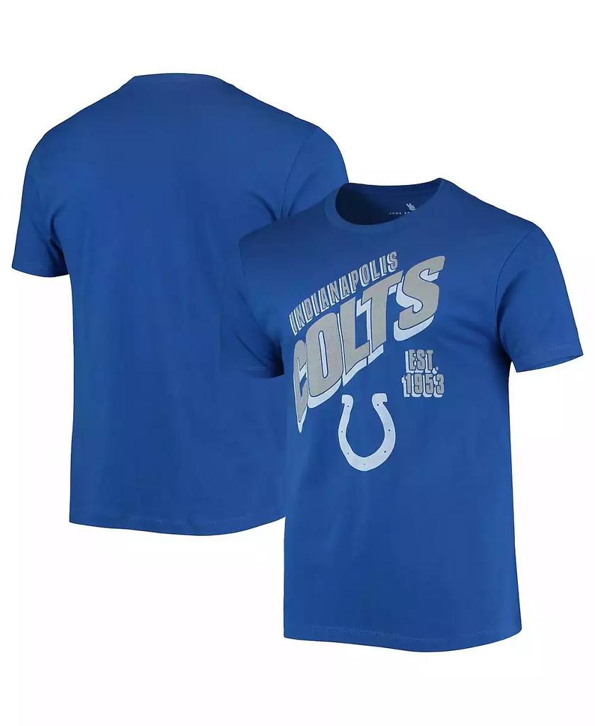 Junk Food Men's Royal Indianapolis Colts Slant T-shirt