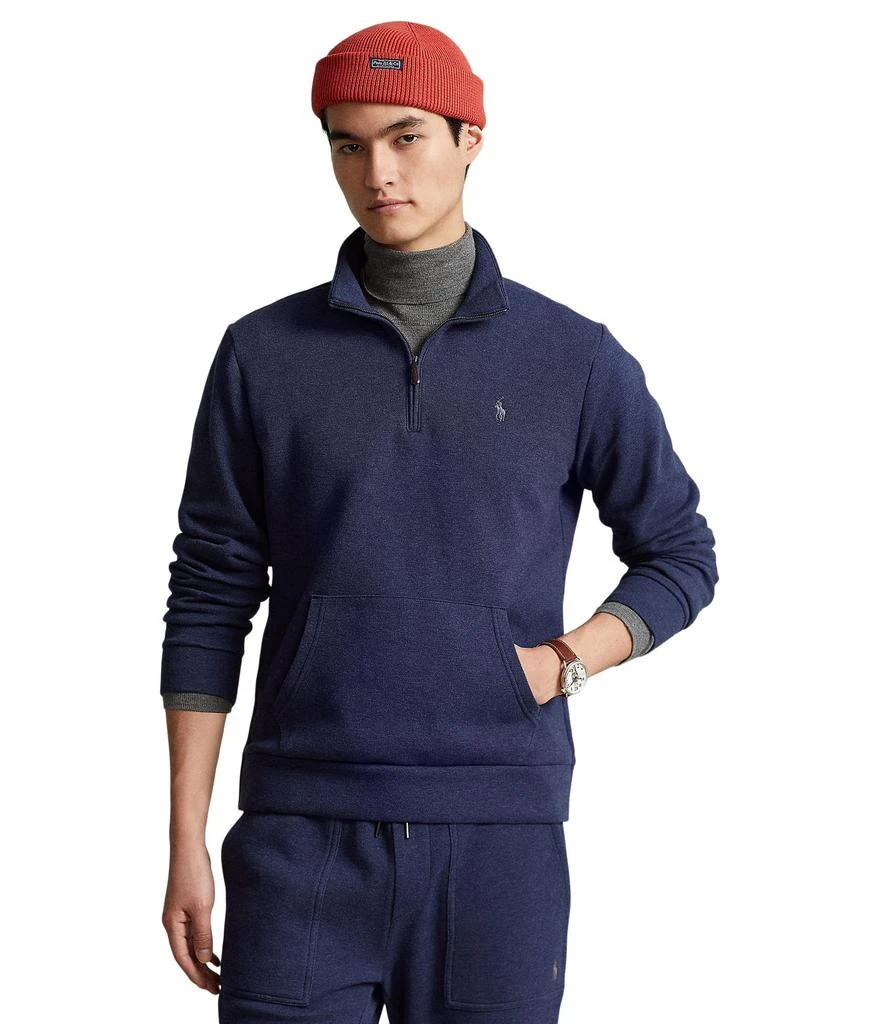 Polo Ralph Lauren Double Knit Mesh 1/4 Zip Sweatshirt 1