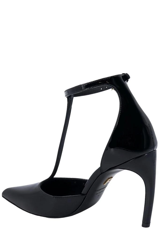Salvatore Ferragamo Ferragamo T-Strap Pointed-Toe Pumps 3