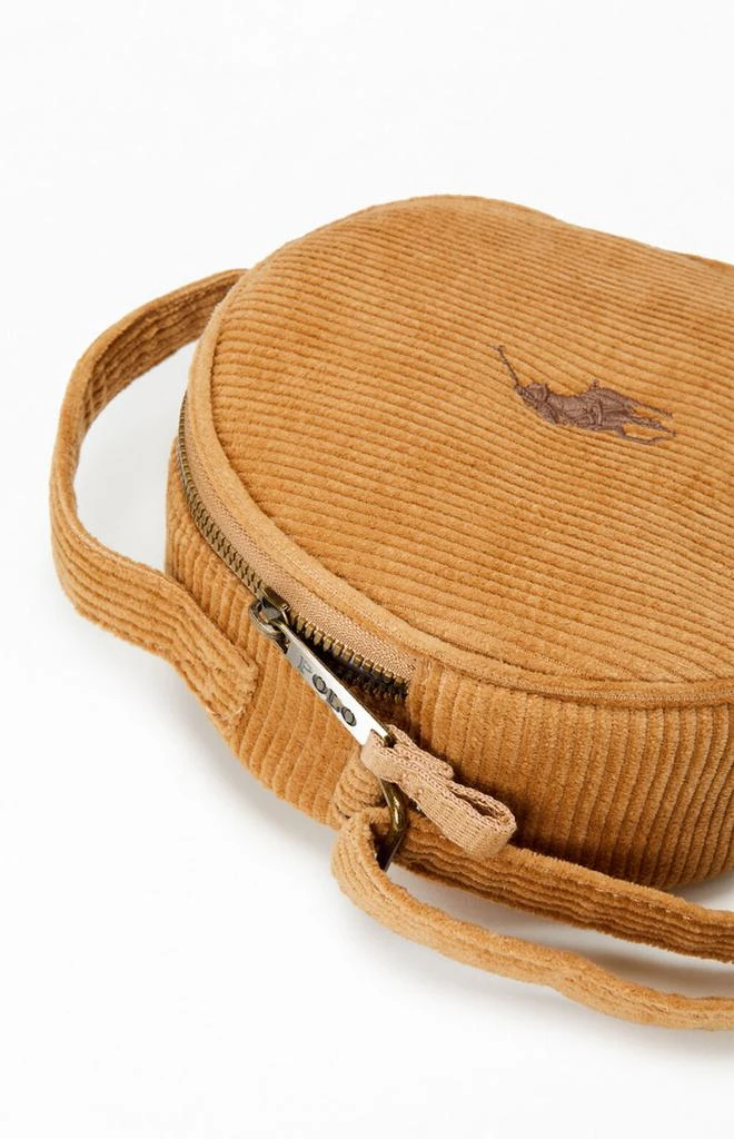 Ralph Lauren Big Pony Corduroy Round Bag 4