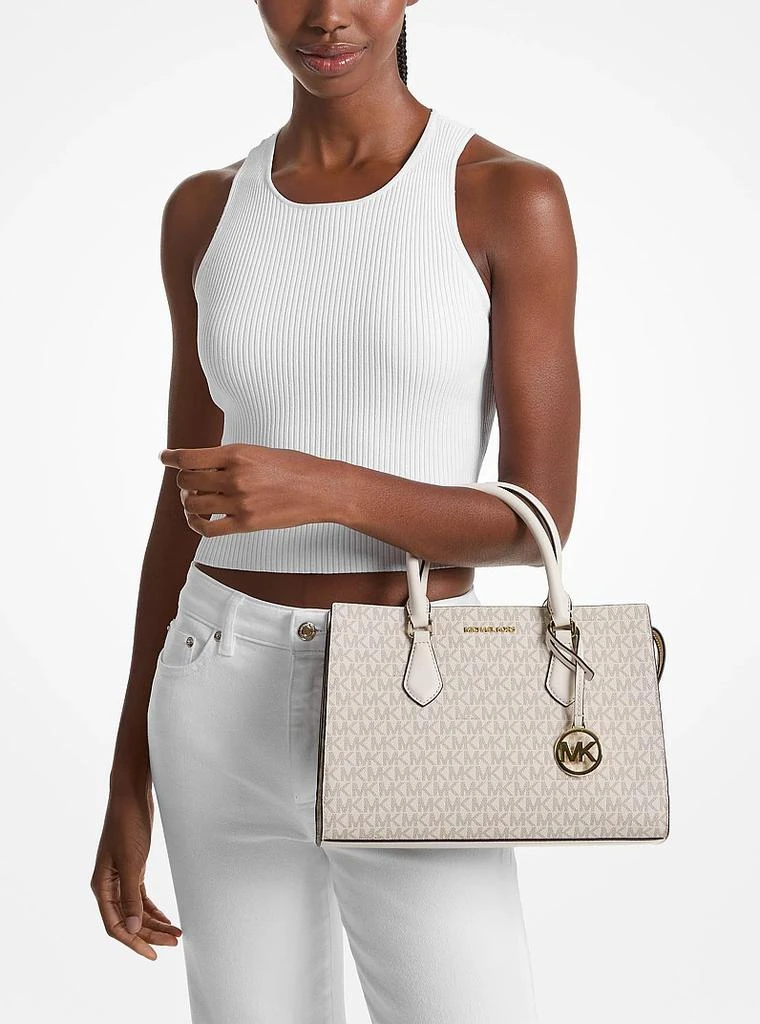 Michael Kors Sheila Medium Logo Satchel 3