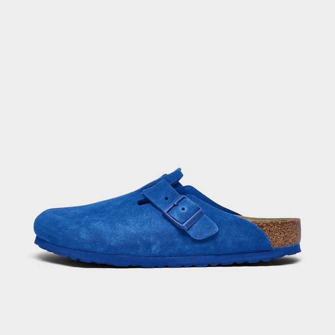 BIRKENSTOCK Men's Birkenstock Boston Suede Leather Birko-Flor Clogs