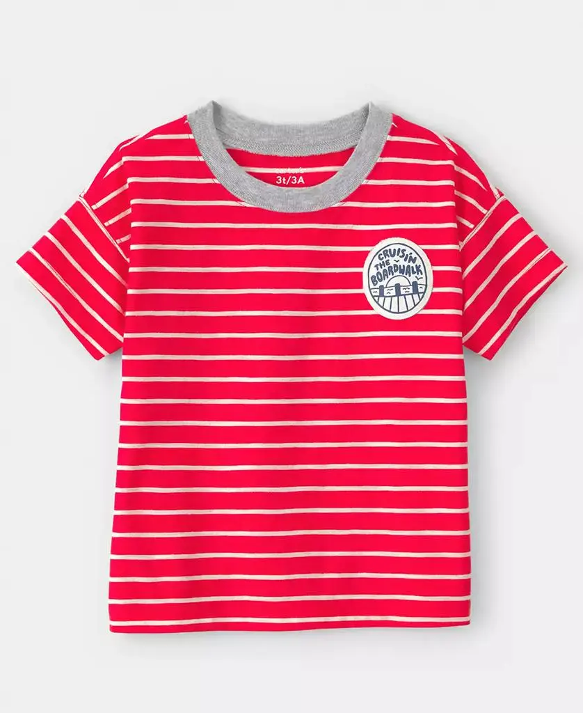 Carter's Boys' Toddler 2T-5T Short-Sleeve Striped T-Shirt