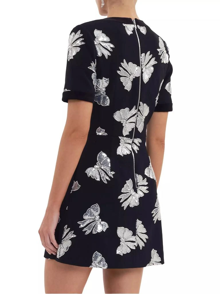 REBECCA VALLANCE Nicky Hilton x Rebecca Vallance Valor Bow Appliqué Minidress 5