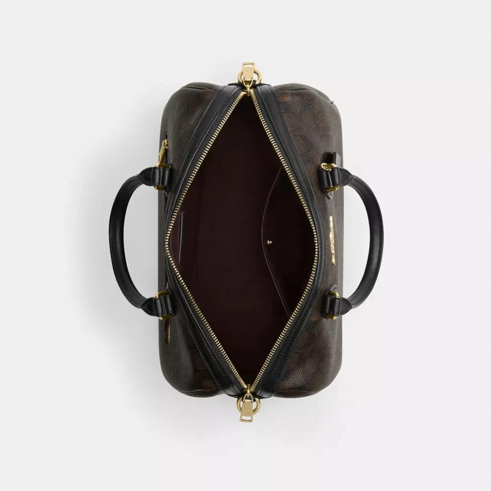 Coach Rowan Large Satchel Bag In Signature Canvas 5