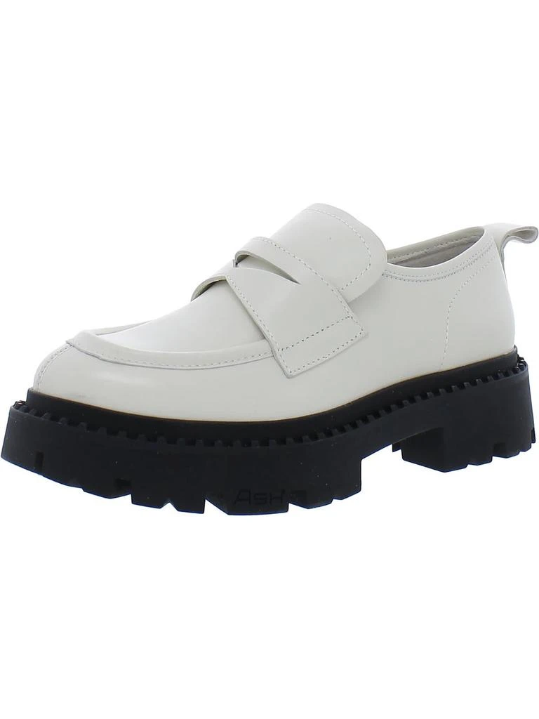 Ash Genial Womens Leather Lugged Sole Loafers 1