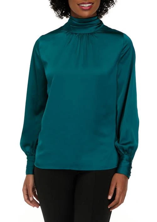 Biltmore® Womens Long Sleeve Bow Back Top 1