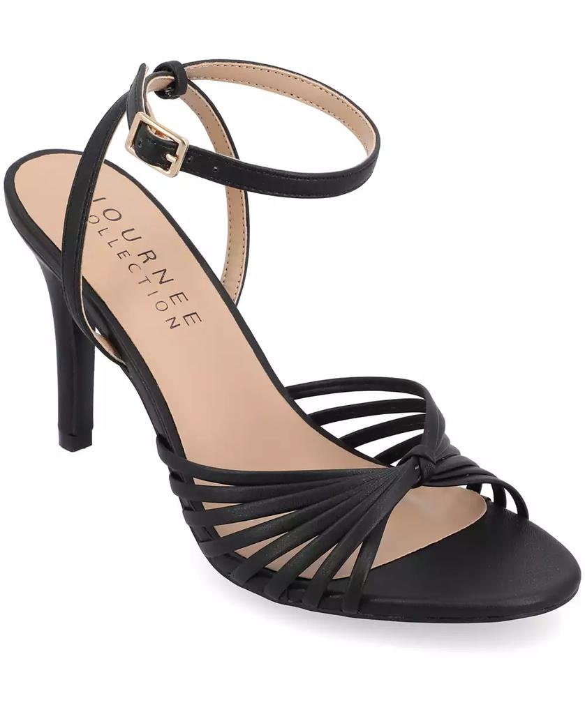Journee Collection Women's Vanita Stiletto Strappy Dress Sandals