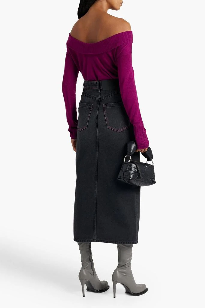 Naadam Off-the-shoulder knitted sweater 3