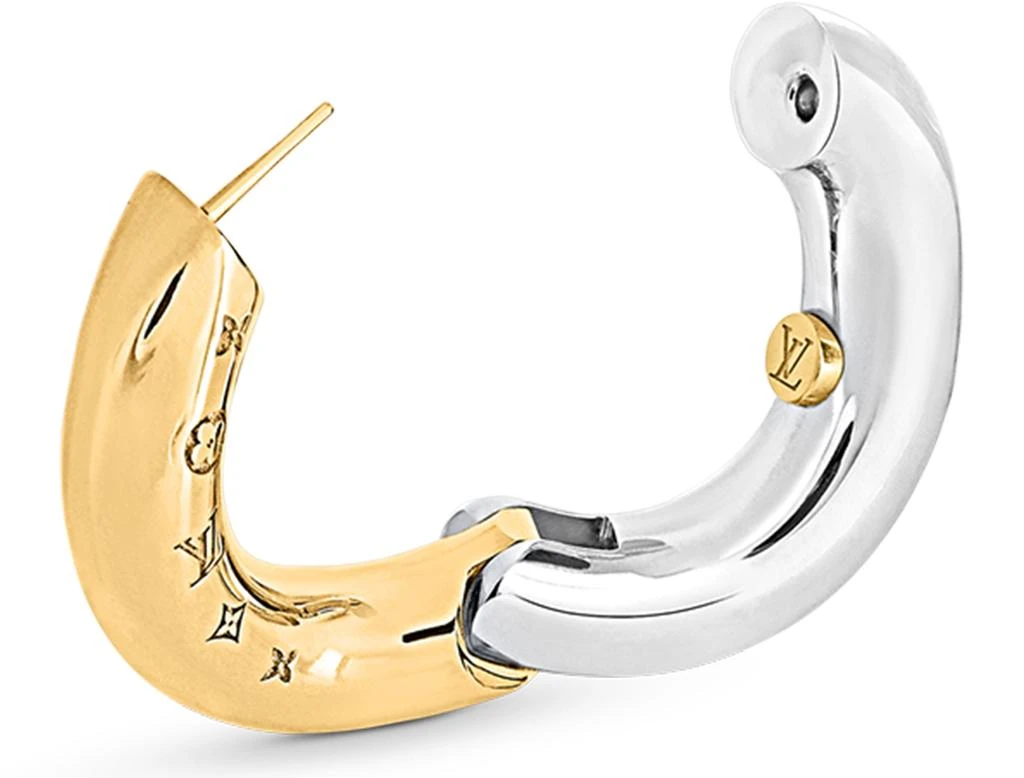 Louis Vuitton Wave Hoops Earrings 5