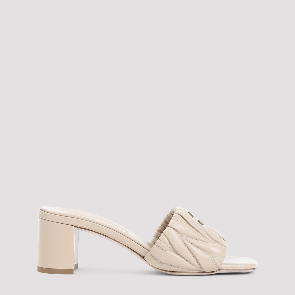 【送関込】MiuMiu☆Nappa Lamb Leather Sandals Miu Miu Nappa Lamb Leather Sandals - Shoes - Compare Prices
