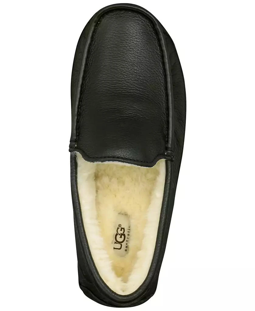 UGG Men\'s Ascot Black Leather Indoor/Outdoor Slippers  Size 13 UGG Men main image 2