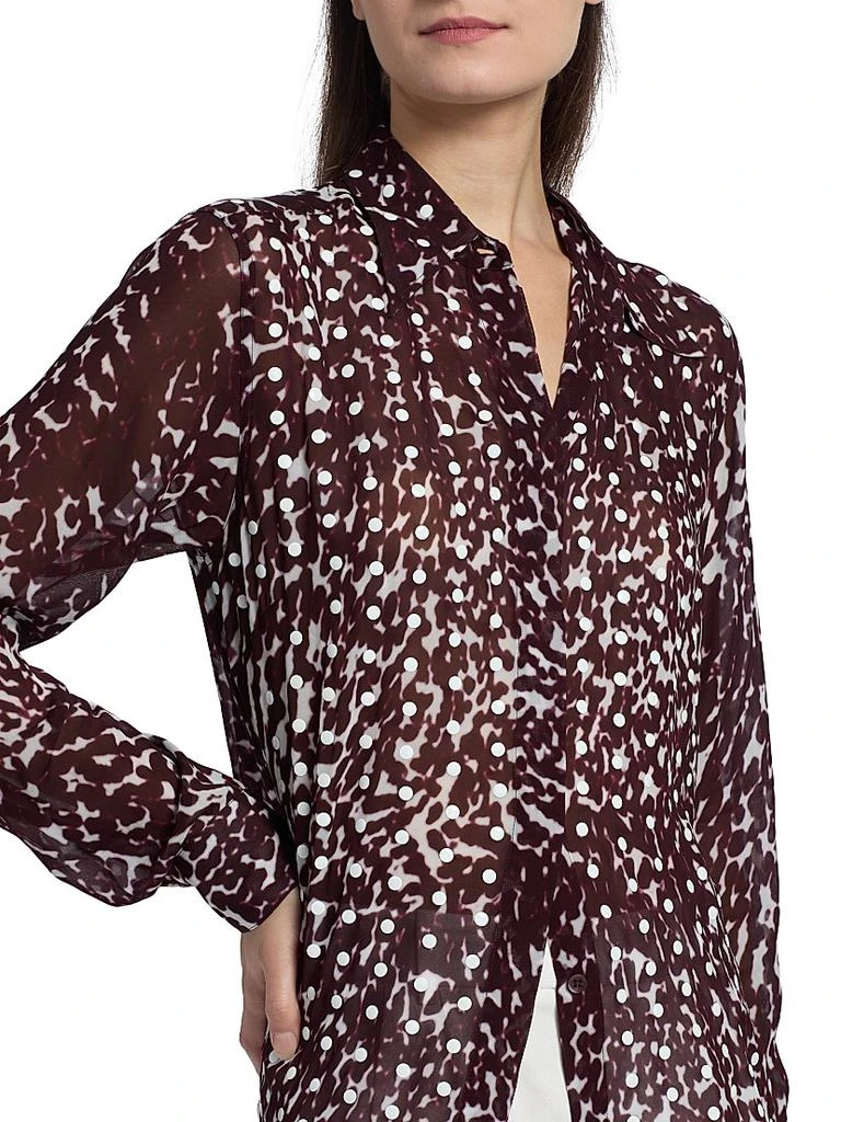 Dries Van Noten Chowy Dyed Print Blouse 6