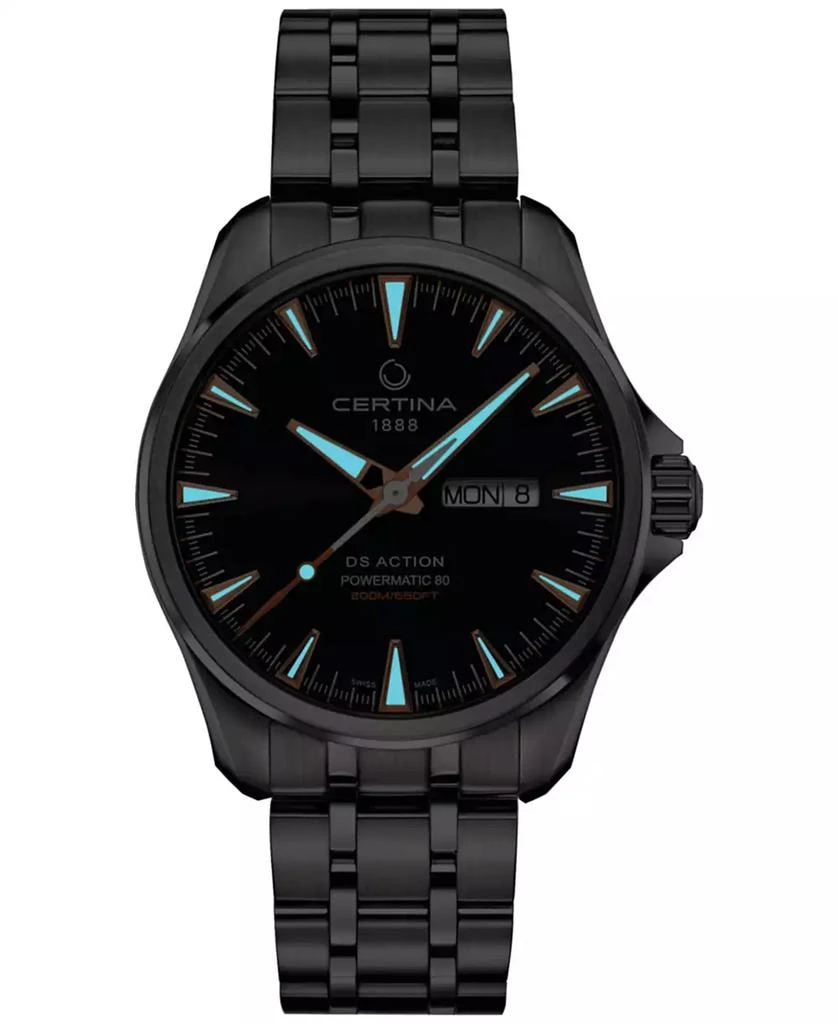 Certina Men's Swiss Automatic DS Action Day-Date Powermatic 80 Stainless Steel Bracelet Watch 41mm 5