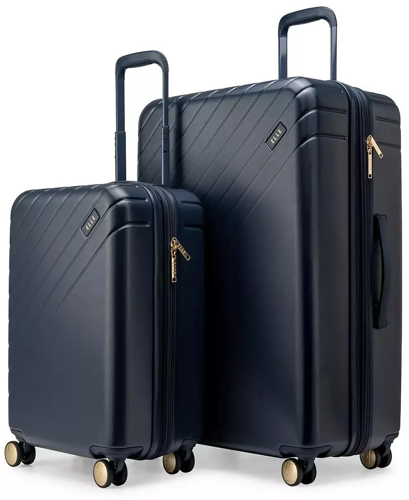 ELLE Louvre 2-Piece Expandable Retro Spinner Luggage Set 2