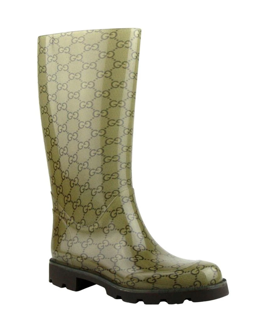 Gucci Women's ssima Pattern Rubber Rain Boots 1