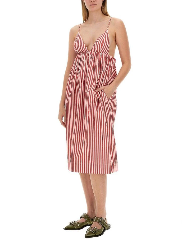 Ganni Ganni Striped Midi Dress 6