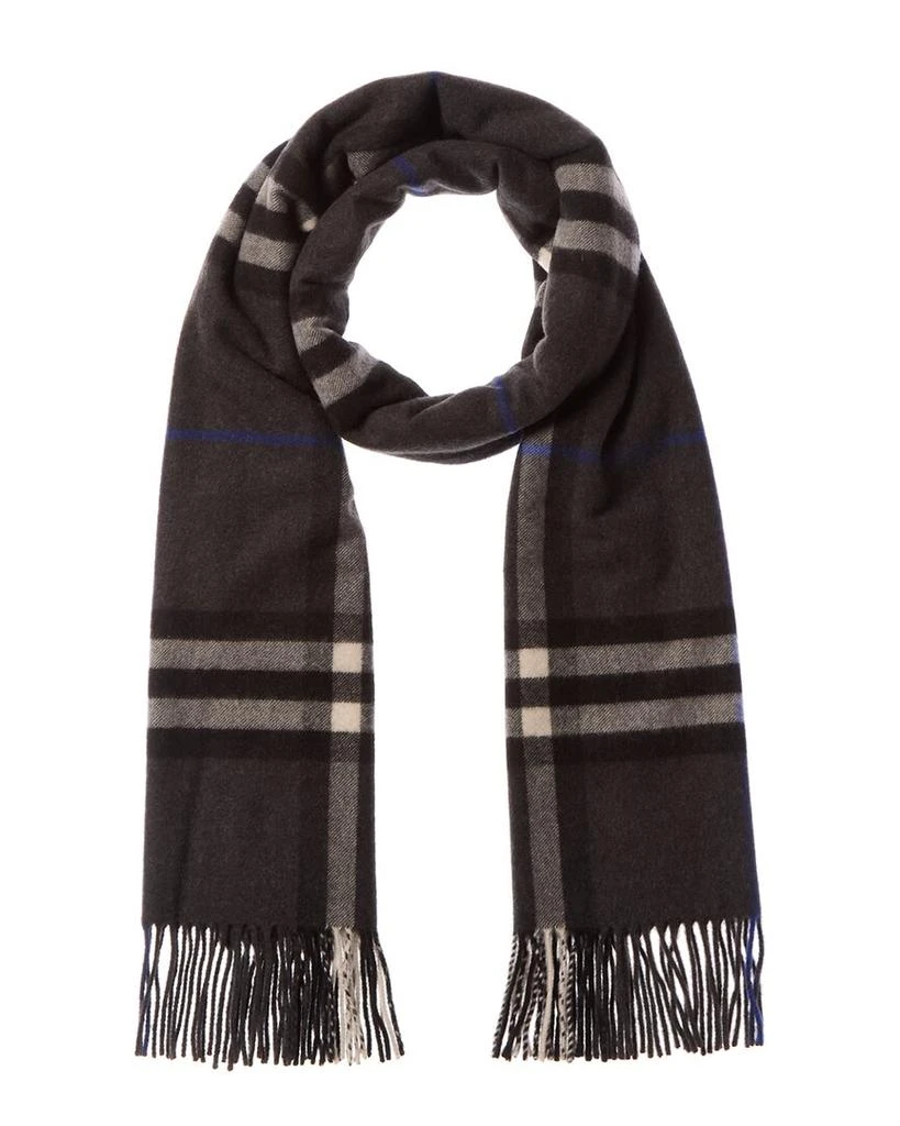 Burberry Wide Check Cashmere Scarf 1