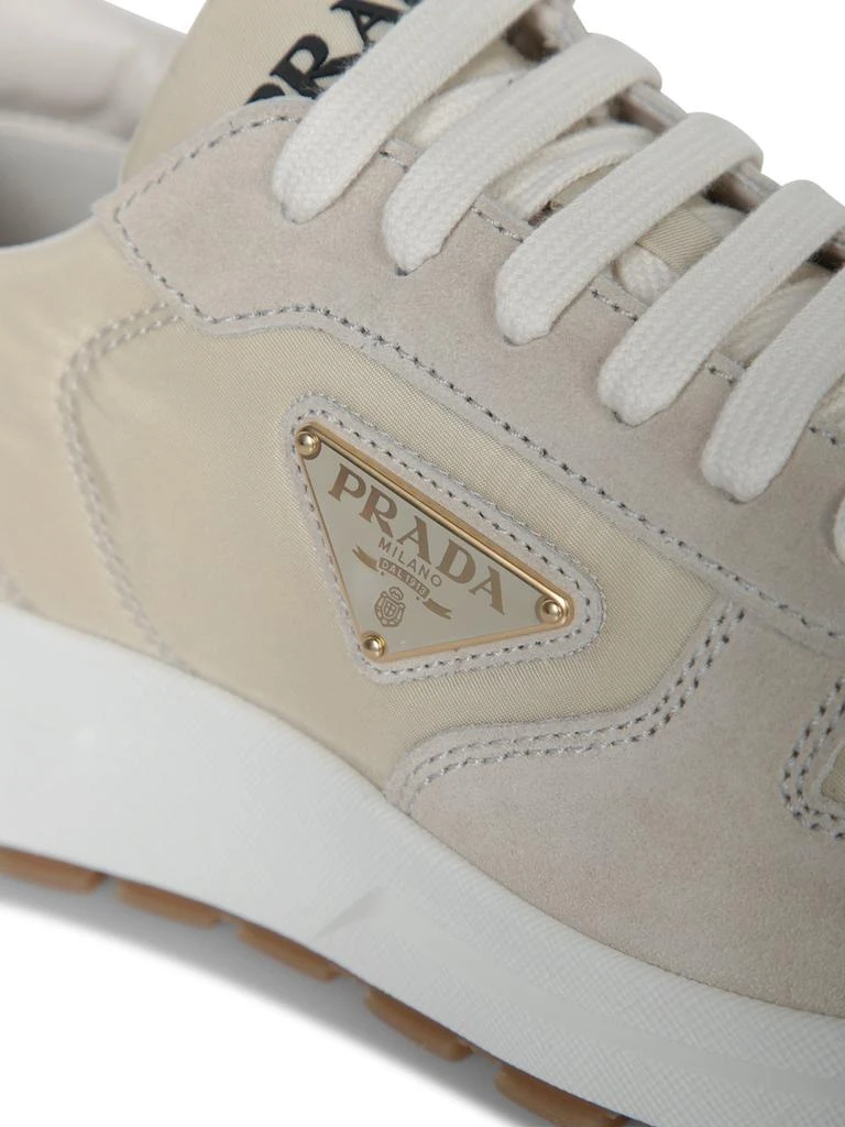 Prada Prada Triangle-Logo Lace-Up Sneakers 4