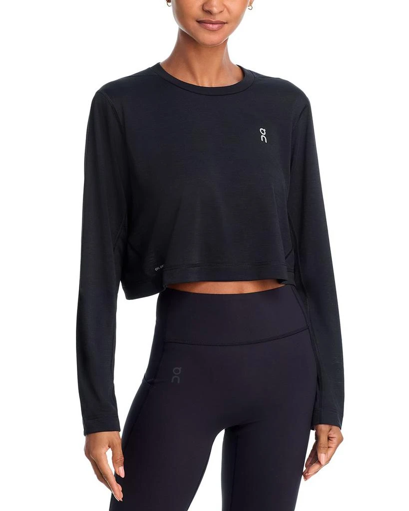 On Train Long-T Crop from Bloomingdale's