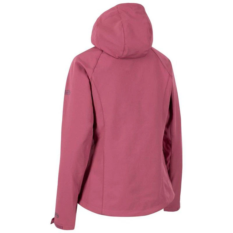 Trespass Womens/Ladies Bela II Waterproof Softshell Jacket Rose Tone 2
