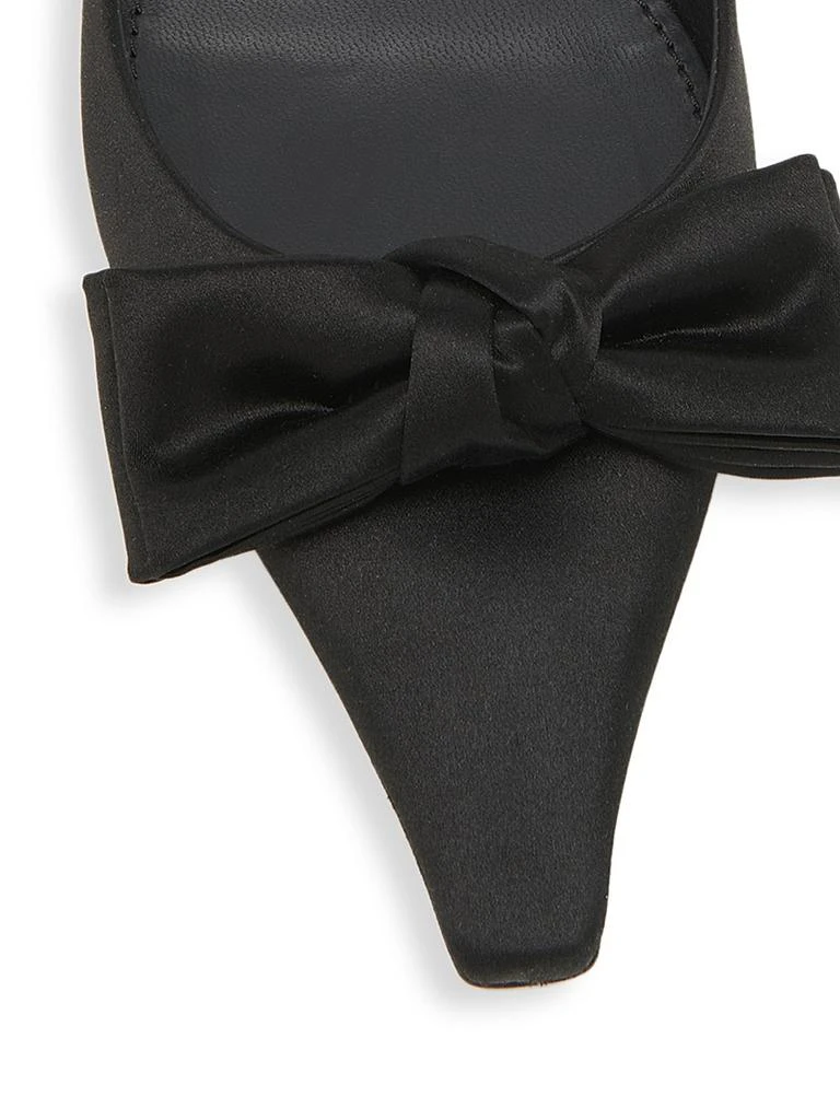 Dolce
Gabbana 30MM Bow-Detailed Satin Kitten-Heel Pumps 4