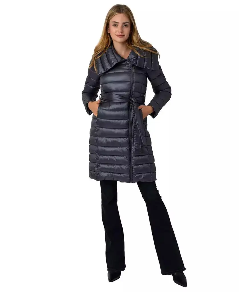Via Spiga Women's ASYM PUFFER 38" BELTED 2
