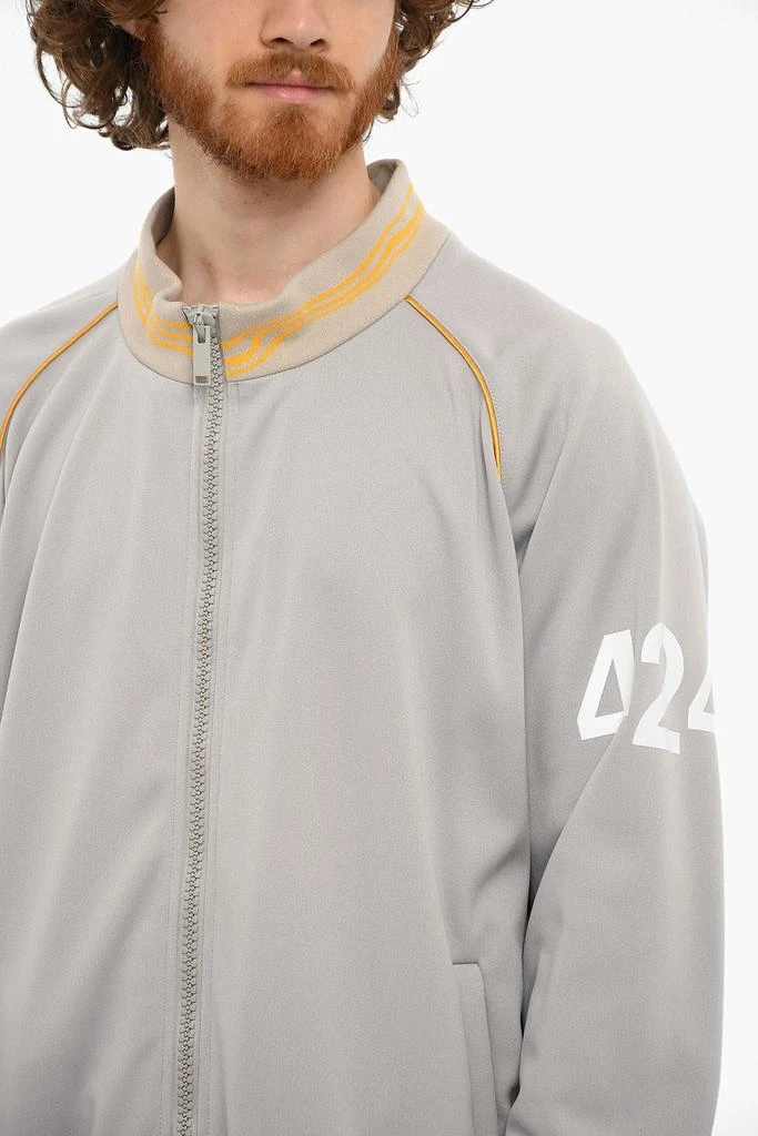424 Logo Print Zipped Sweatshirt 3