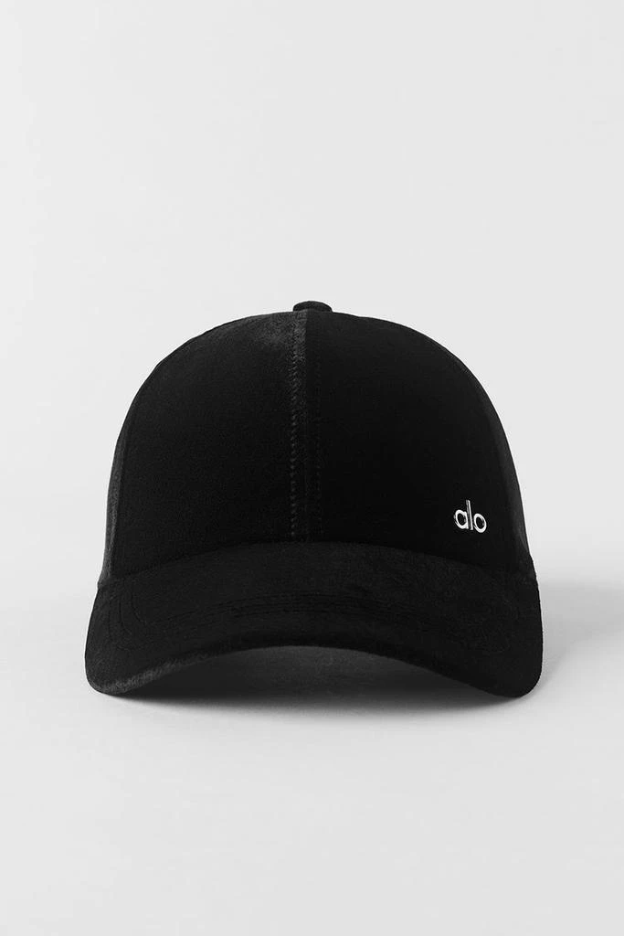 Alo Velvet Off-Duty Cap - Black 3