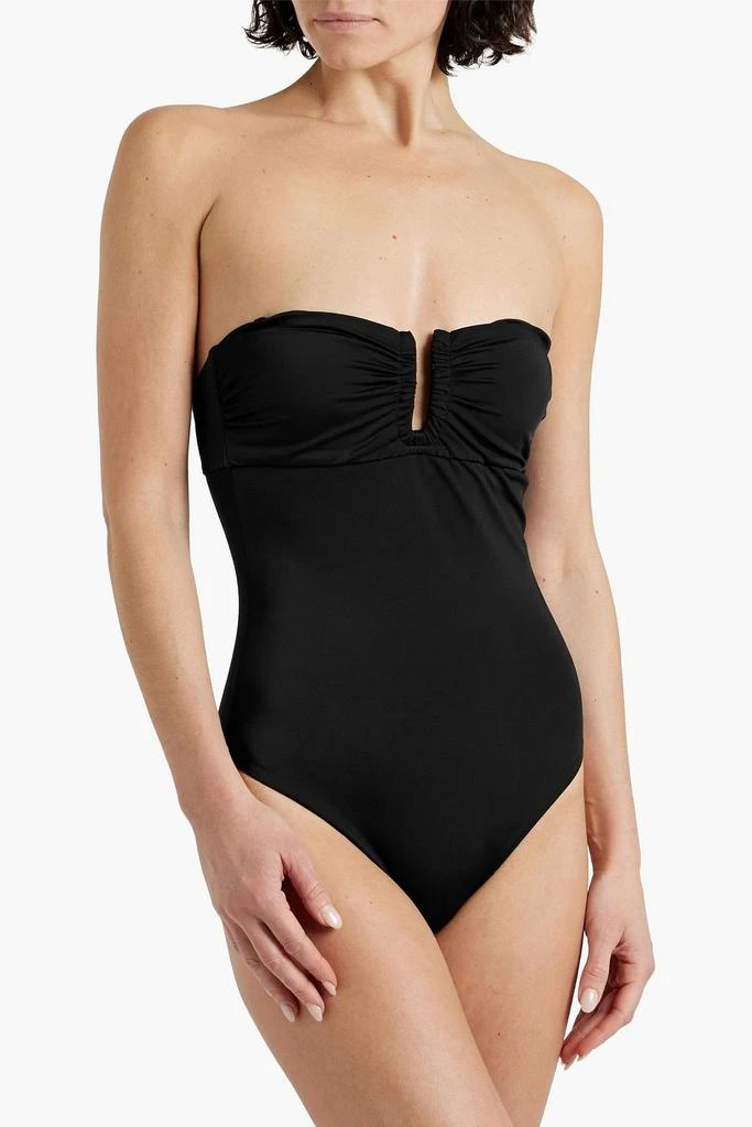 Onia Pauline cutout gathered swimsuit 5